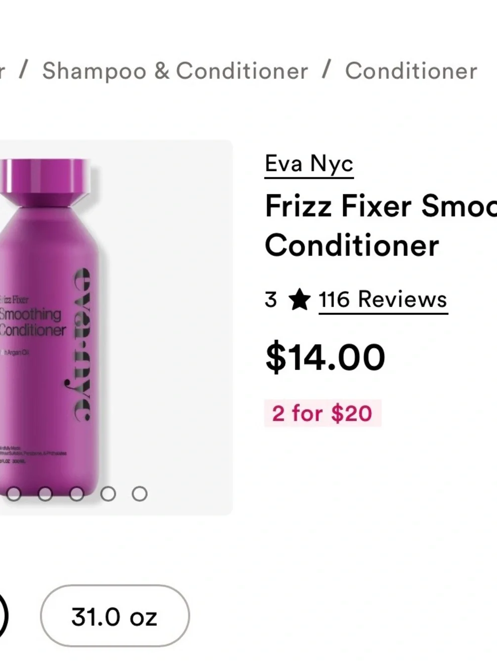 Frizz Fixer Smoothing Conditioner - Purple